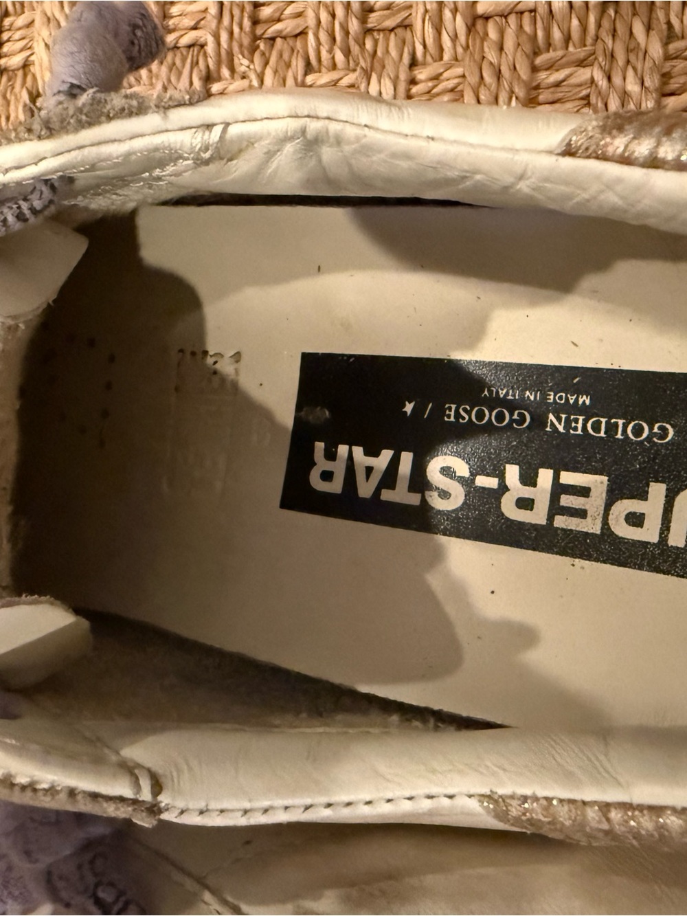 Golden Goose White Leather Superstar sz 39 original owner and packaging - Picture 10 of 10
